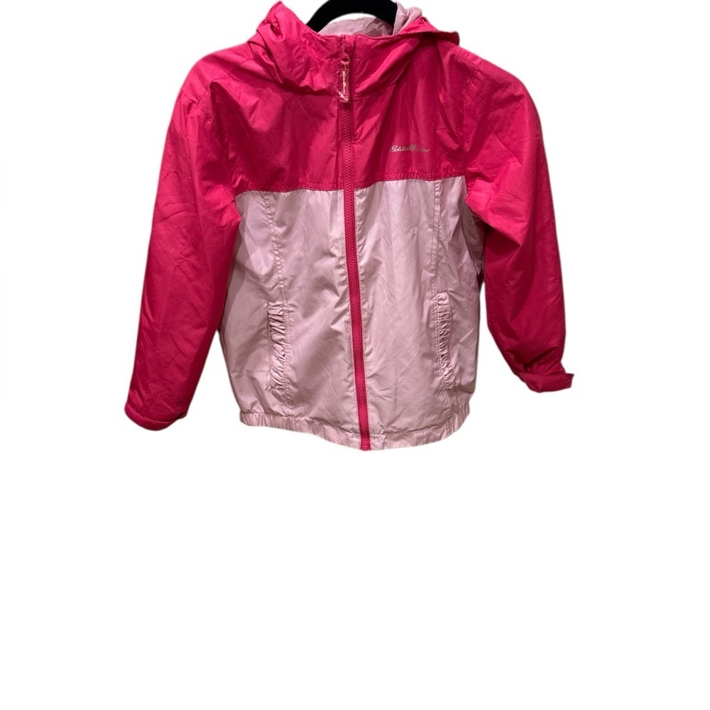 Eddie Bauer Kids Pink Hooded Jacket rain jacket